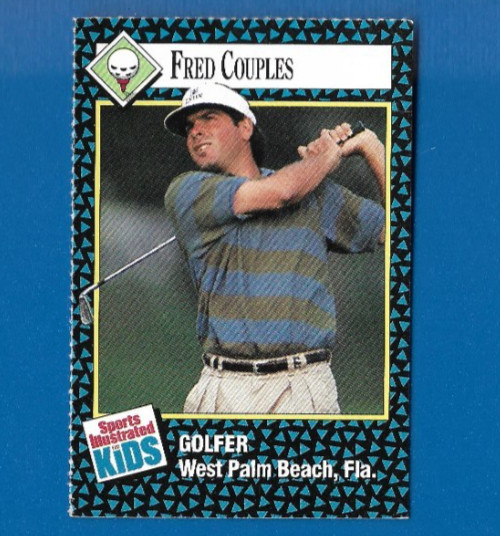 1992 SI Sports Illustrated Kids Fred Couples RC, West Palm Beach FL PGA Golf #70