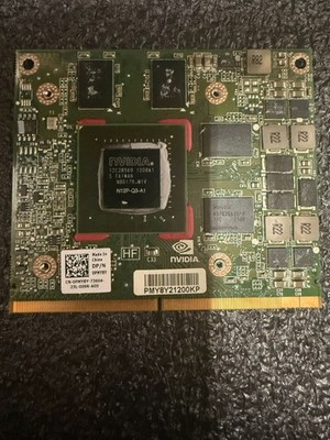 Dell NVIDIA Quadro 2000M 2GB DDR3 MXM 3.0 GPU Card PMY8Y M4600