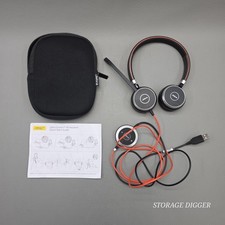 Jabra Evolve 40 Wired Stereo USB Headset HSC017 W/ Controller ENC010