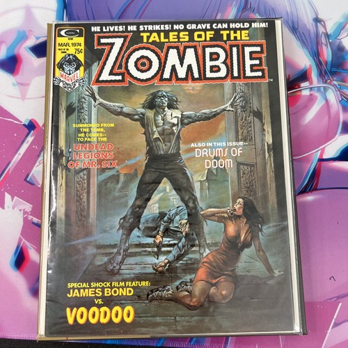 Tales of The Zombie Vol. 2 #1 Marvel Comics 1974 Used With Bag and Board