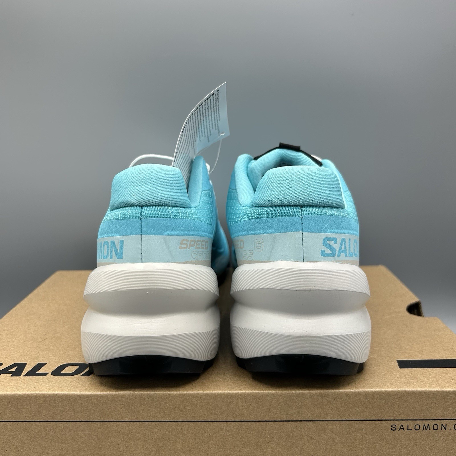 Scarpe da ginnastica Salomon Speedcross 6 blu ghiaccio trail running passeggio UK 6 EU 39