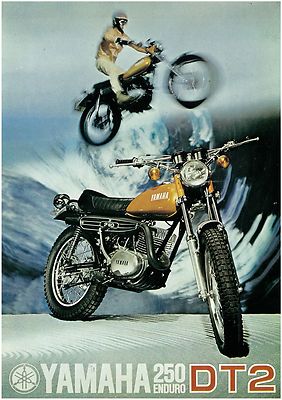 YAMAHA Brochure DT2 1972 250 Enduro Sales Catalog Catalogue REPRO