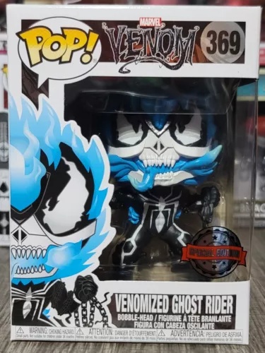 Funko Pop! Venomized Ghost Rider Blue #369 edición especial 2019 abovedado 