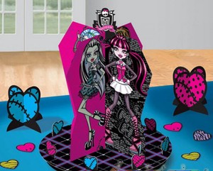 Monster High Dolls Birthday Party Supplies Table Centerpiece 13pcs