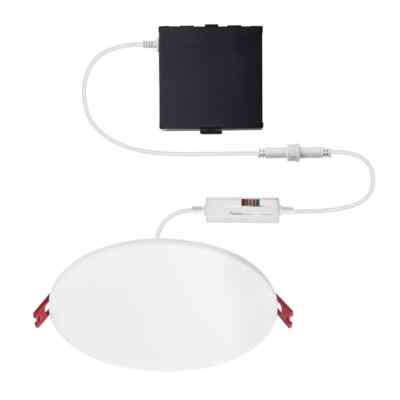 Commercial Electric Infiniedge Integrated LED 6 in Round Adj Color Temp Canless