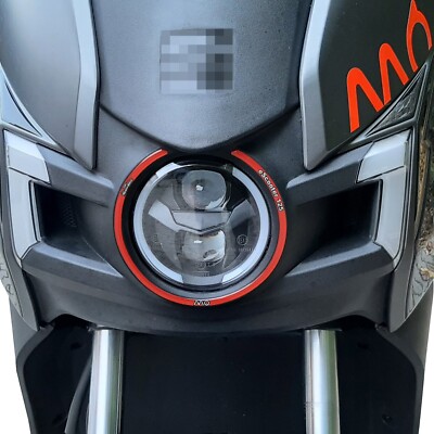 MOTORRAD SCHEINWERFER AUFKLEBER 3D HARZ KOMPATIBEL MIT SCOOTER SEAT MO 125 2021