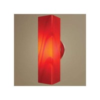 Bruck Lighting 100852ch Wall Sconce With Hand-crafted Red Glass Shade From The H on sale Bruck Lighting 100852ch Wall Sconce With Hand-crafted Red Glass Shade From The H on sale