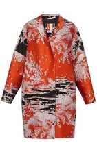 MSGM MULTICOLOR SILK BLEND TEXTURED SPLATTER ...