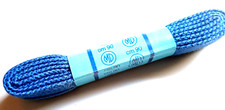 BLUE Shoe Laces Thickness 8mm Cotton 90cm Long