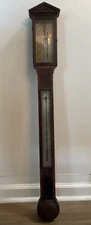 Antique L.C. Francis Barometer Thermometer Philadelphia PA USA 1850s 38” Working