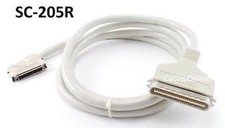 6ft SCSI-2 Right Angle HPDB50 Male to CN50 Male 25 Pair Molded Cable, SC-205R