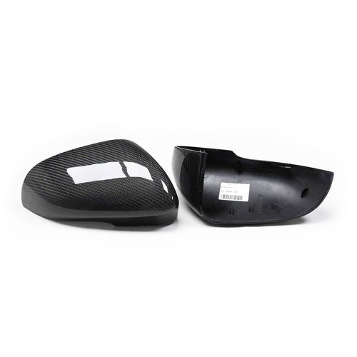 Carbon Fiber Wing Rear View Mirror Cover Caps Replace Trim For Jaguar XF 2009-21 - Picture 4 of 15
