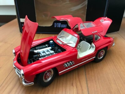 1/18 Kyosho Mercedes Benz 300SL Red w/ Box From Japan