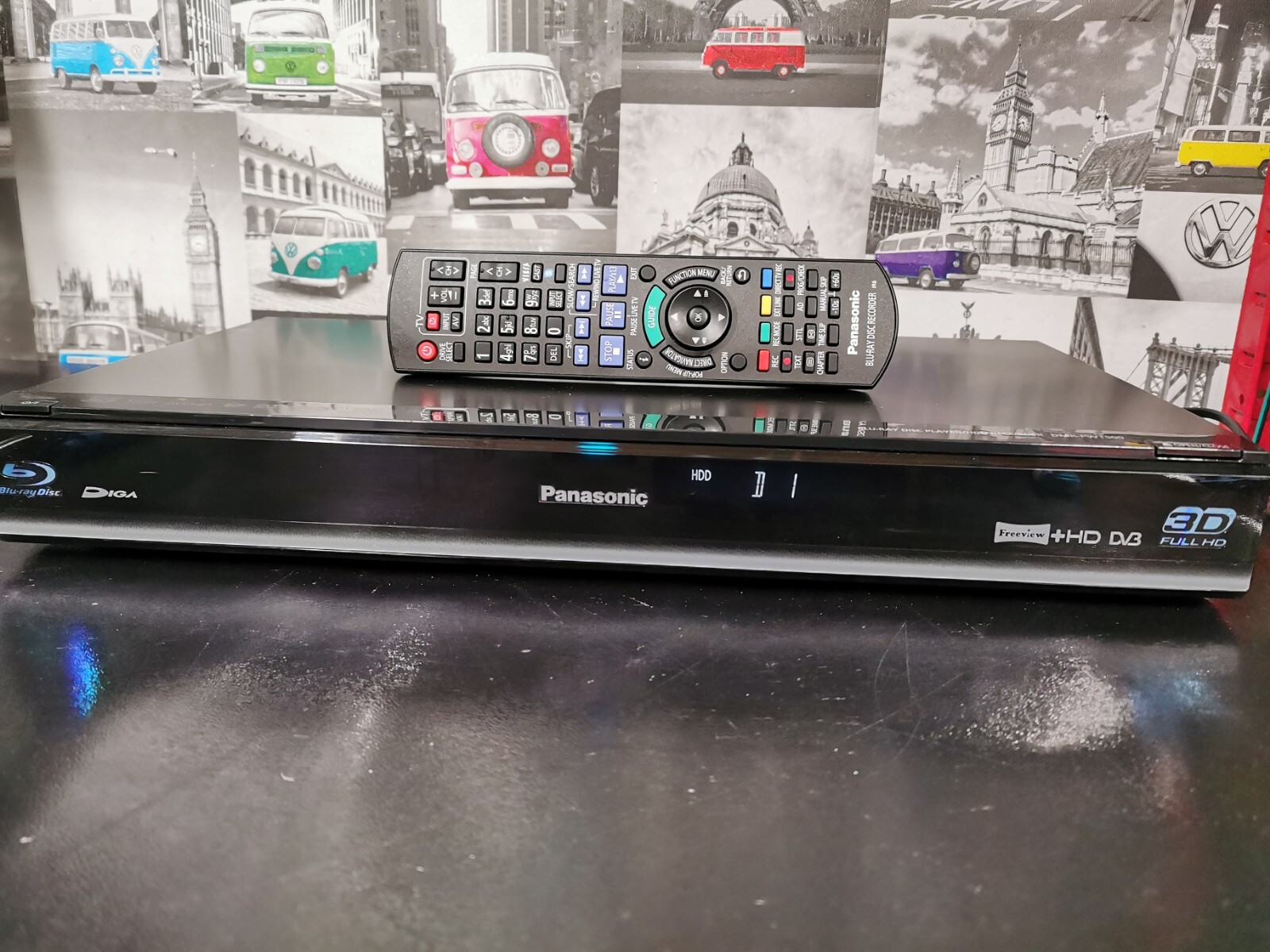 Panasonic DMRPWT500 320GB HDD Freview HD Recorder & 3D Bluray Player. eBay