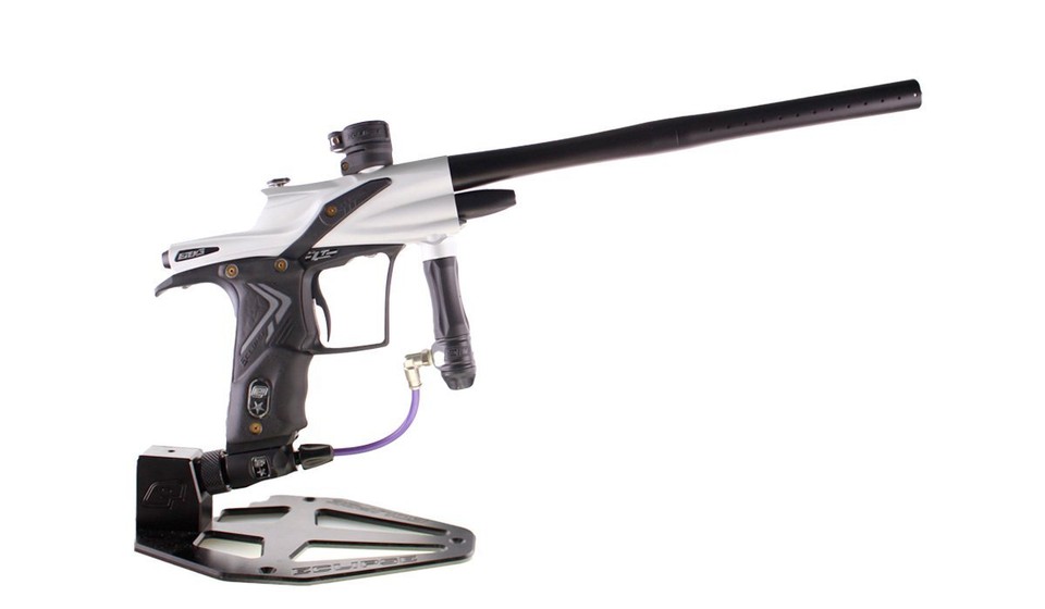 Used Eclipse Etek 3 LT Paintball Marker Gun w/ Case White / Black eBay