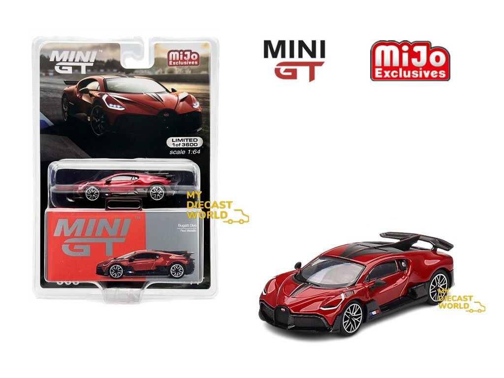 Mini GT #503 1:64 Bugatti Divo Red Metallic mgt00503 | eBay