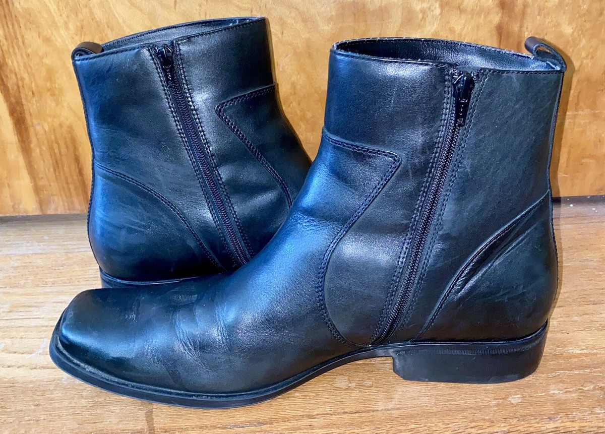 Rockport Black Leather Toloni Dress Chelsea Boot K70048 