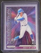 2021 Panini Prizm Draft Picks Matt McLAIN #T-MM THUNDERSTRUCK Cincinati Reds