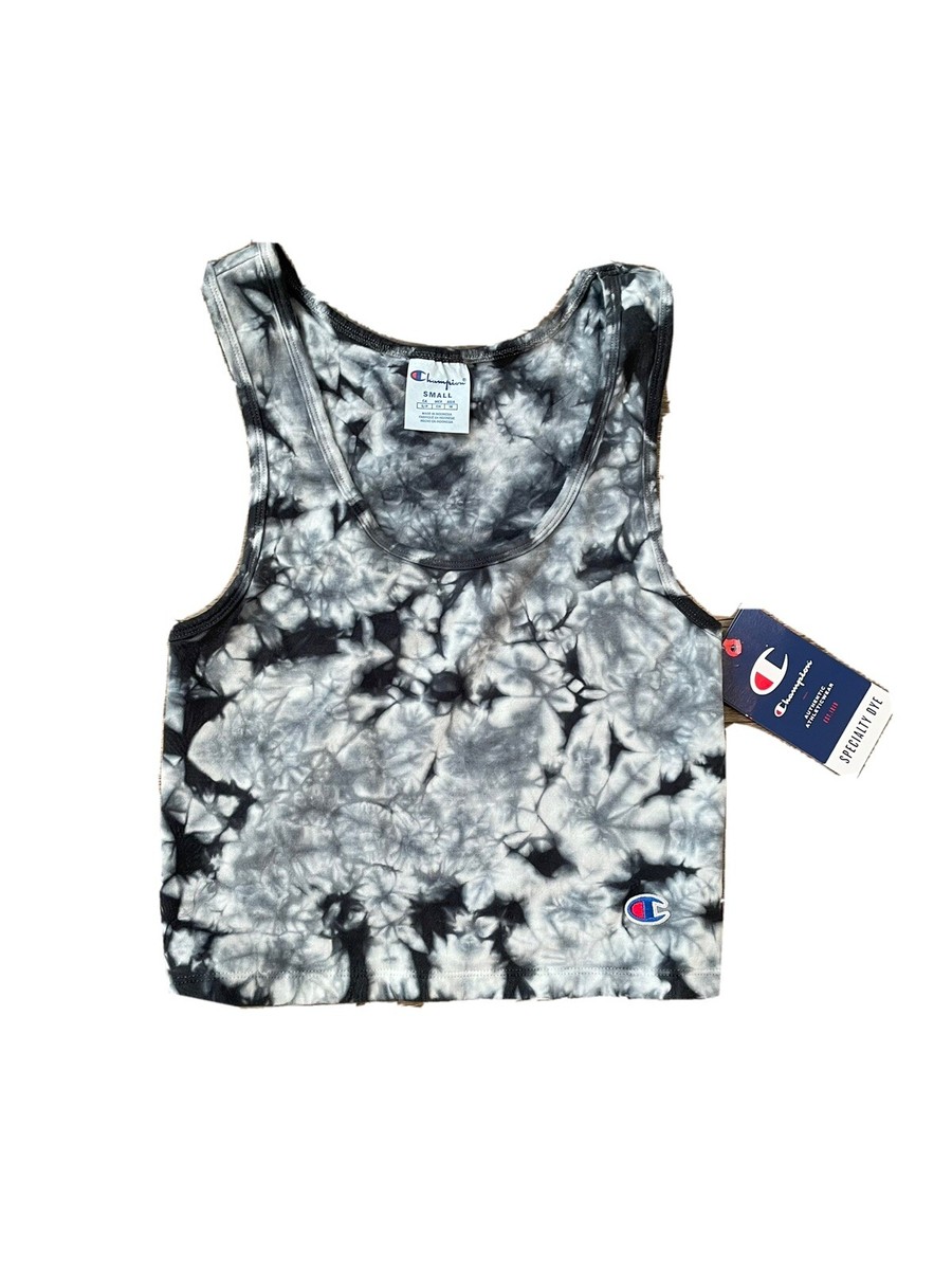 チャンピオン Champion オーセンティック Crop Top - Space Dye レディース シャツ トップス Crush Dye Blac Brand New with Tags Women's Champion Crop Top Space Dye | eBay