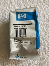 Genuine Original OEM HP 92 C9362WN Black Ink cartridge for Deskjet PSC Printer