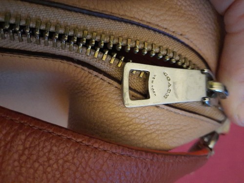 COACH East West HARLEY Hobo Nude Leather Exotic Trim F11752 - Picture 11 of 20
