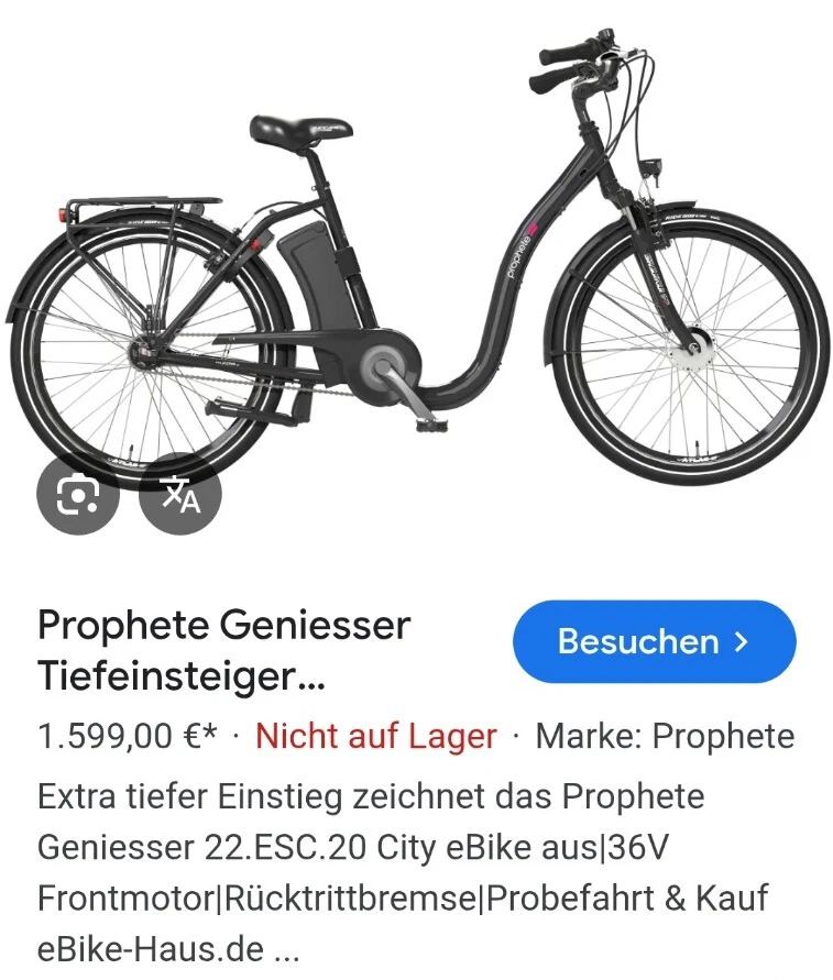 Prophete 28 Zoll E-Bikes fr Damen online kaufen | eBay.de