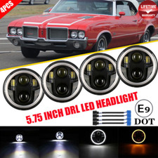 4x Projector Led Headlights Hi-lo Drl Angel Eyes For 1964-70 Chevrolet Chevelle 4x Projector Led Headlights Hi-lo Drl Angel Eyes For 1964-70 Chevrolet Chevelle