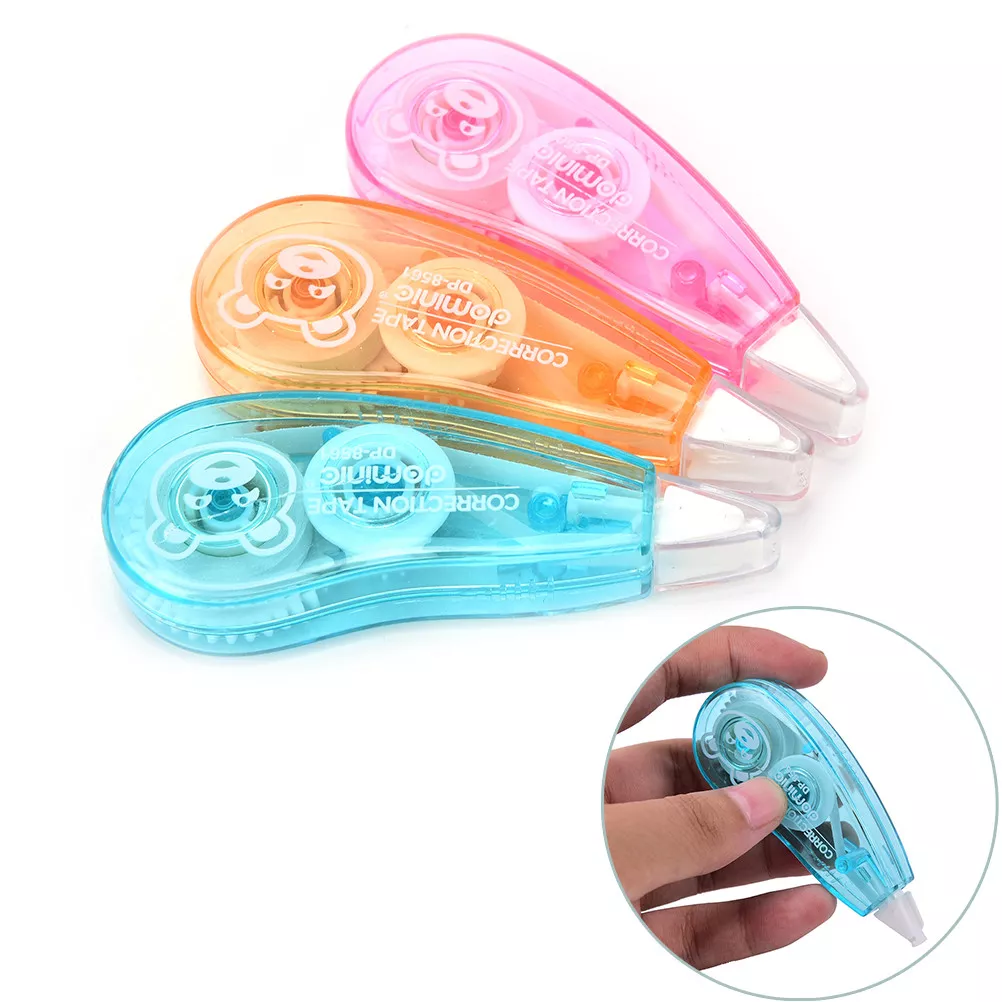 2Pcs Cute Correction Tape Mini Roller White Out Eraser School Office  Stationery Correction Tape Correction Tape Roller Typex Correction Tape