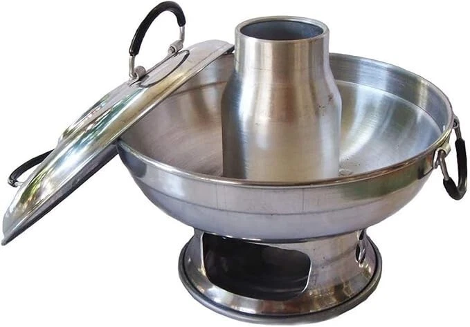 Olla caliente tailandesa de aluminio Tom Yum cuenco para servir 22 cm. Foto 2 de 4