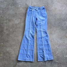 VTG 60s 70s Hippie Boho Patchwork Denim Jeans Flare Sz 30/10 Bellbottoms