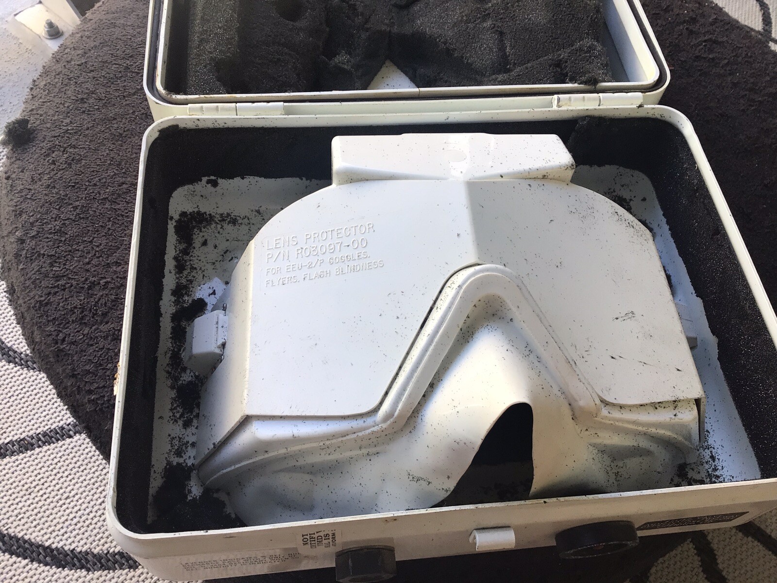 Rare USAF EEU2/P PLTZ Nuclear Flash Goggles For Pilot Flight Helmet eBay