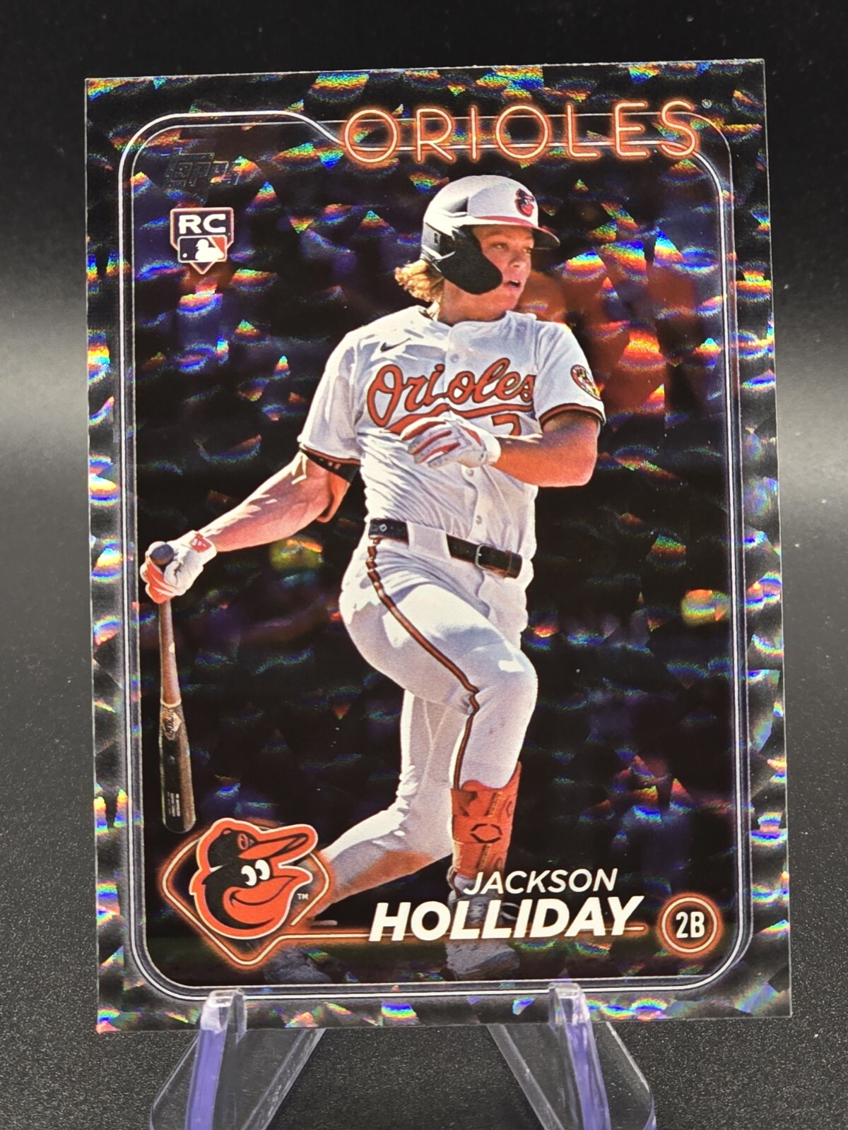 2024 Topps Update Jackson Holliday RC US50 Silver Crackle
