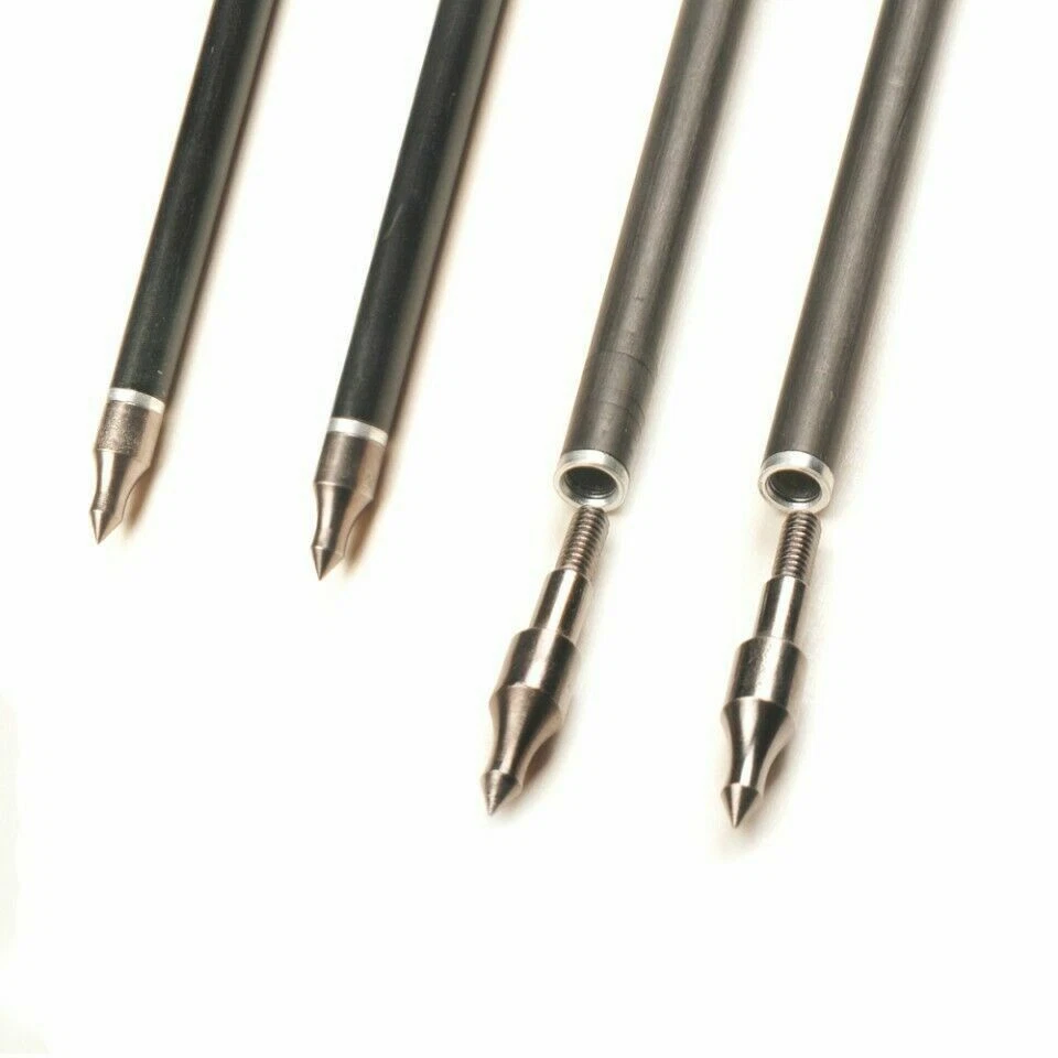 6X26'' SP500 Fiberglass Arrows Archery W/Replaceable Tip F Recurve/Compound Bow - Image 3 of 4