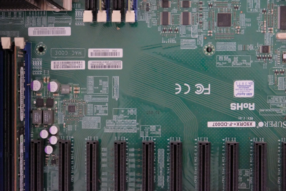 Supermicro Motherboard X9DRX+-F-DD007 LGA 2011/socket R - 2x E5-2665 + 32 GB RAM - Immagine 3 di 4