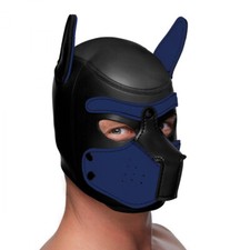 Spike Neoprene Puppy Hood K9 Cosplay Mask - Choose Color