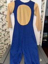 Sonic The Hedgehog Costume Body Suit ONLY no tags possible child medium 8