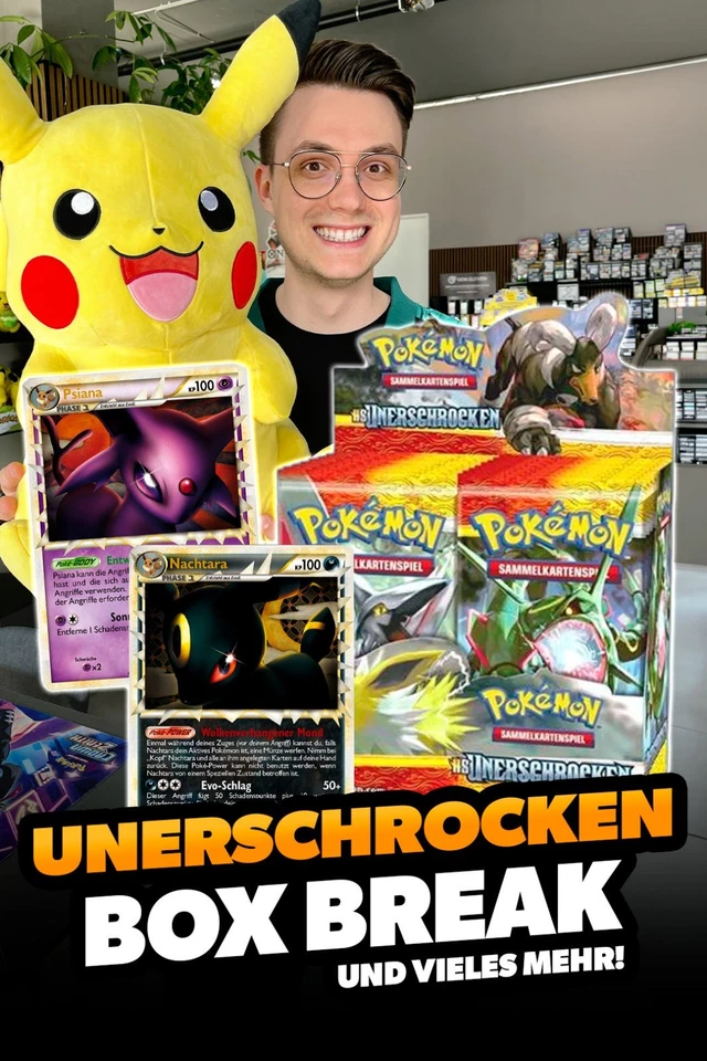 UNERSCHROCKEN BREAK! Pokemon Auktionen ab 1€! Booster Breaks & viel mehr!