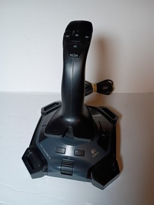 Logitech Attack 3 USB Flight Stick Joystick PC Controller J-UJ18 Tested Works