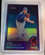 2022 Topps Heritage Jose Berrios Chrome Purple Refractor #399 Blue Jays