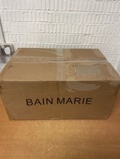 Taimiko Commercial Bain Marie, 1500W Electric Food Warmer Stainless Steel