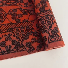 Crimson Cocoon Hand Woven Originally $500 Silk Bolt BY YARD Kimono Fabric BS63