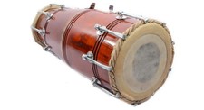 BINA Naal Dholak with Cover Bag – High-Quality Wooden Drum for Vibrant Beats