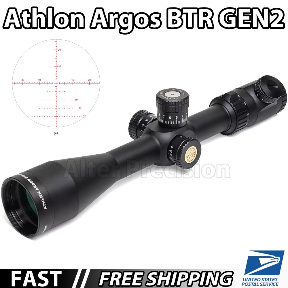 Athlon Optics Argos BTR GEN2 6-24X50 First Focal Plane Riflescope