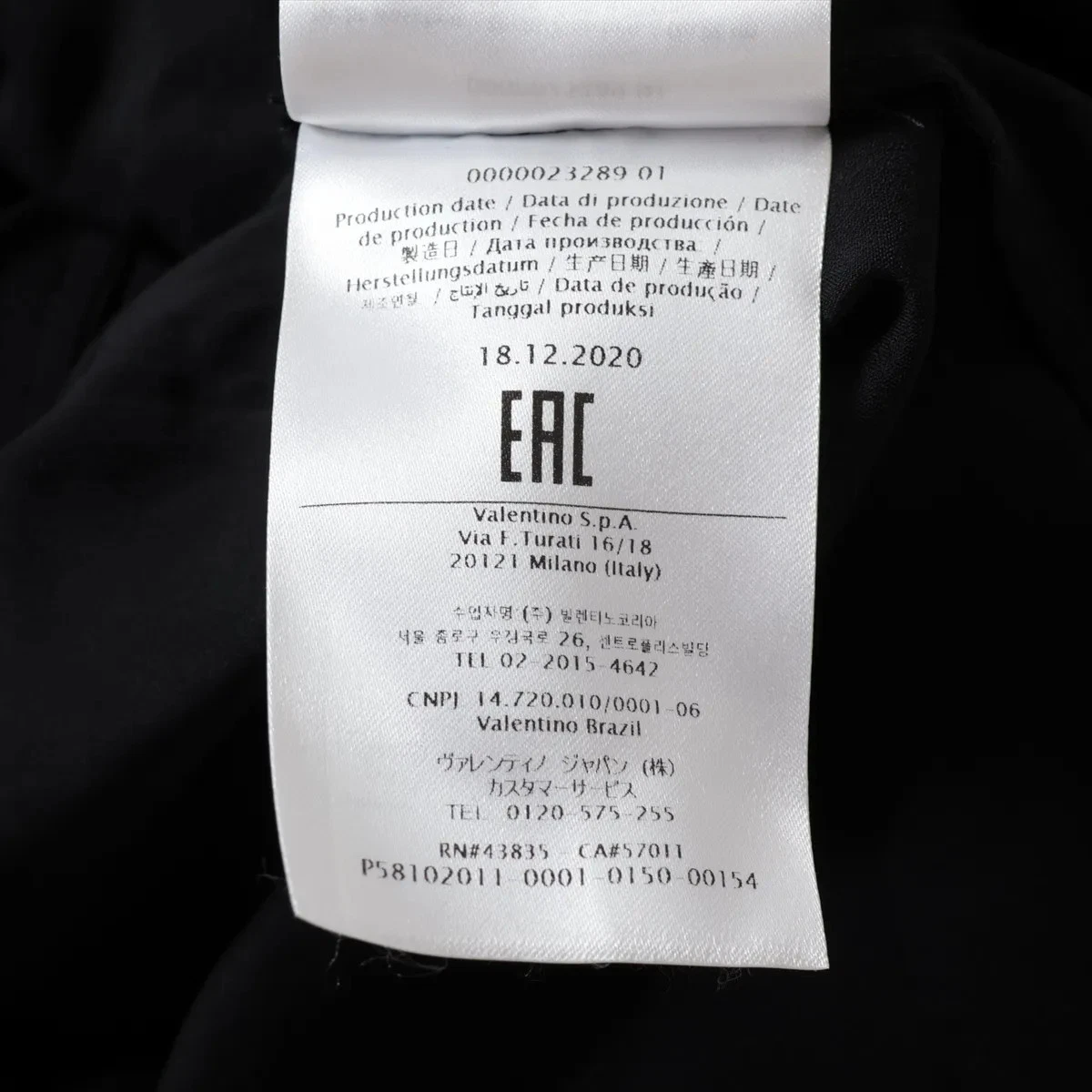 Abito smanicato Valentino 20 anni cotone 46 donna nero VB0VAVU33QG fiore