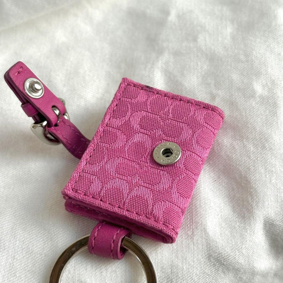 Coach Signature Picture Frame Charm Pink | eBay