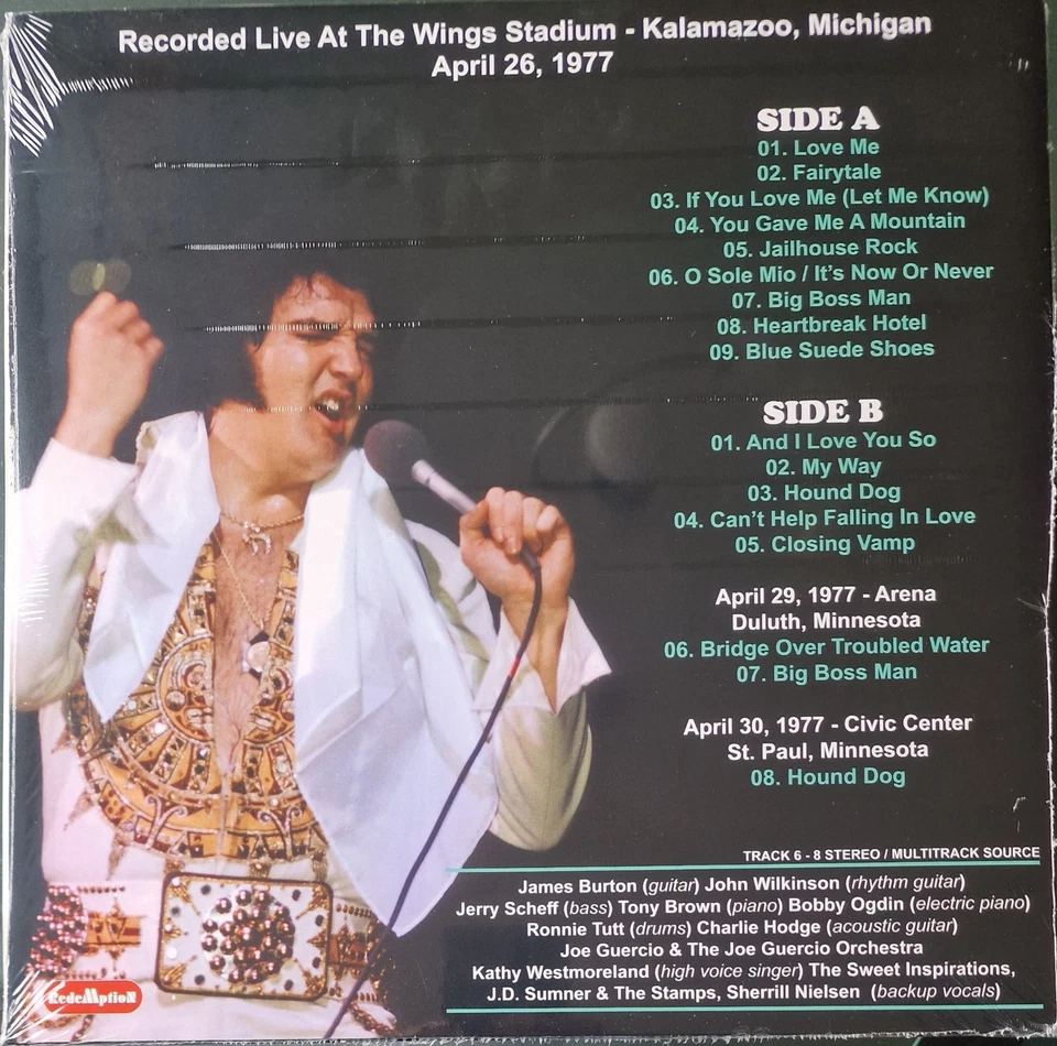 Elvis Presley  Ol' Swivel Hips Still Woves 'Em COLORED  vinyl LP  April 26, 1977 - Bild 2 von 2