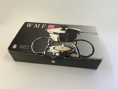 WMF Butter Set Buttewärmer Soucenwärmer Cromargan King Edition Design Thun OVP