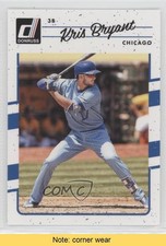 2017 Panini Donruss Variation Kris Bryant (Throwback Pinstripe Uniform) READ 1b4