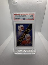 2000 Fleer Tradition Tom Brady Patriots Rookies to Watch #352 RC PSA 8