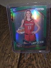2025 WNBA Prizm Basketball Green Prizm Variation Base Lucy Olsen